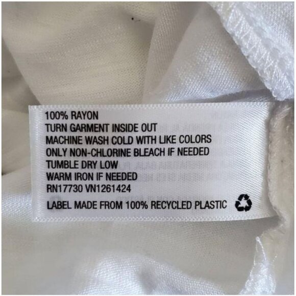 Mossimo Supply Co. Womens White Cross-Back Short Sleeve Shirt Size Medium - Picture 8 of 10